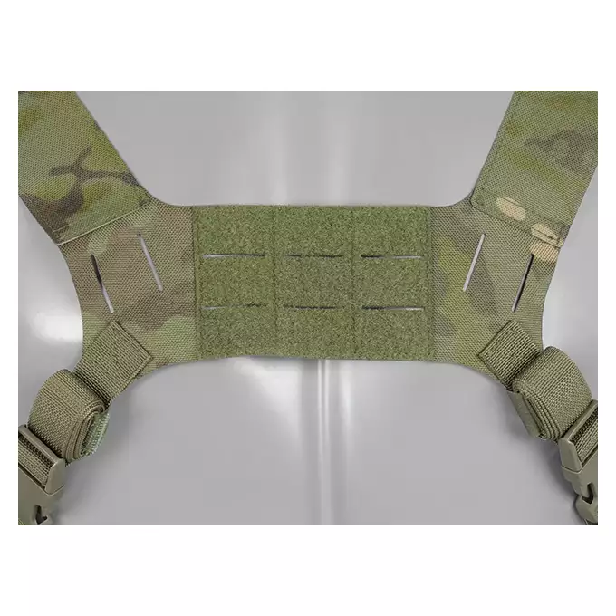 Chest Rig with Two Pouches for 6 AR / AK Magazines, Laser Cut - Multicamo Tropic [8FIELDS]