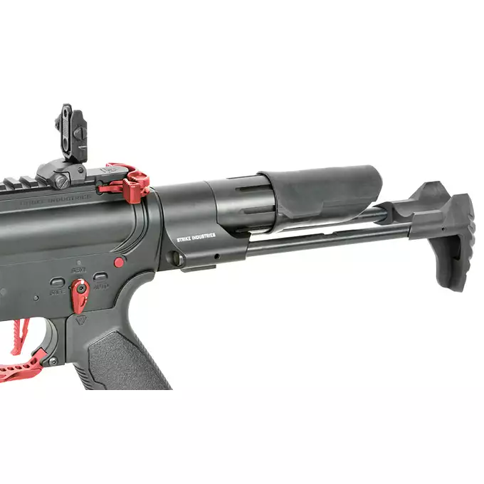 [Zestaw] Replika Karabinka Strike industries 7" Raider Competition CQB, Gen-2 - Red [EMG] + Ładowarka V3+ do akumulatorów LiPo/LiFe [IPower] + Akumulator Li-Po 1100mAh 11,1V 20C - Deans [IPower]