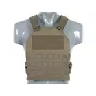 Prosty Plate Carrier z atrapami miękkich wkładów balistycznych - Ranger Green [8FIELDS]