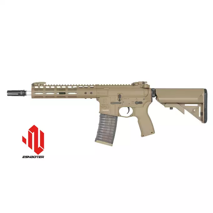 Replika karabinka Noveske 10.5" Gen III Shorty 300BLK  Eshooter ETU - Tan [EMG]
