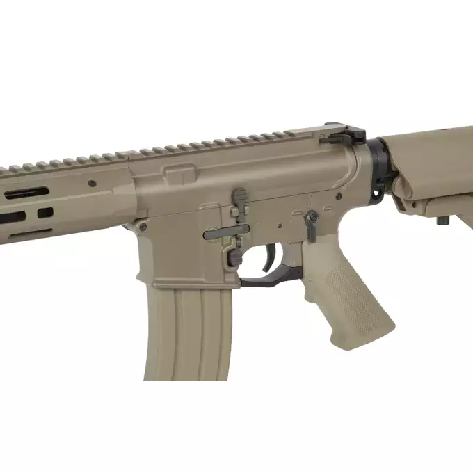 [Zestaw] Replika airsoftowa WE13 13" M4/AR-15, 30 RPS, ETU - TAN [WELL PRO] + Magazynek Stanag M4/AR Mid-cap 90 kulek [WELL PRO]