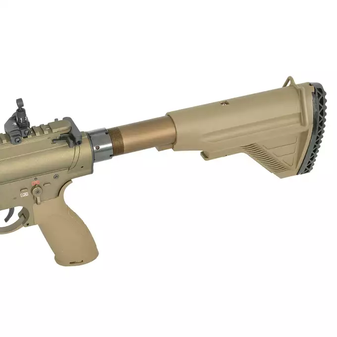 [Zestaw] Replika Airsoftowa EC-203 Edycja Advanced (ulepszony gearbox, programowalny ETU) - Dark Earth [E&amp;C] + Akumulator Li-Po 1200mAh 11,1V 20C - Deans [IPower] + Kompaktowa ładowarka LIPO B3Pro