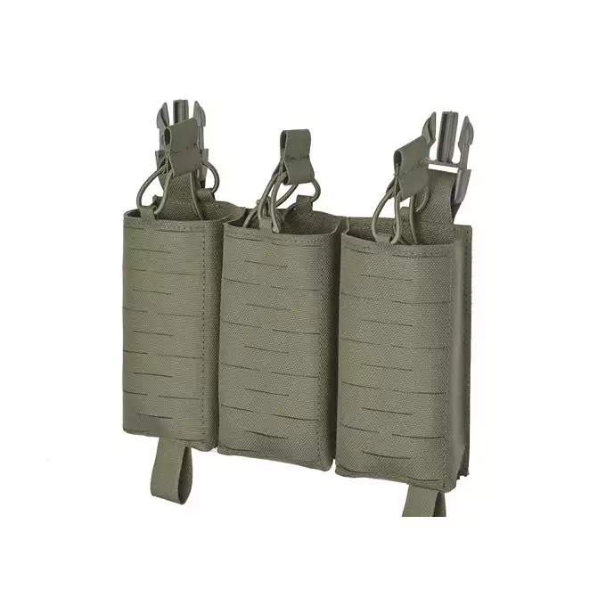 Panel Buckle Up Laser-Cut for 3 AR15/AK Magazines - Ranger Green [8Fields]
