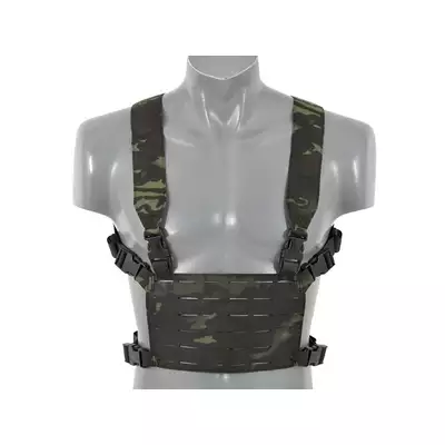 Lightweight Laser-Cut Chest Rig - Multicamo Black [8FIELDS]