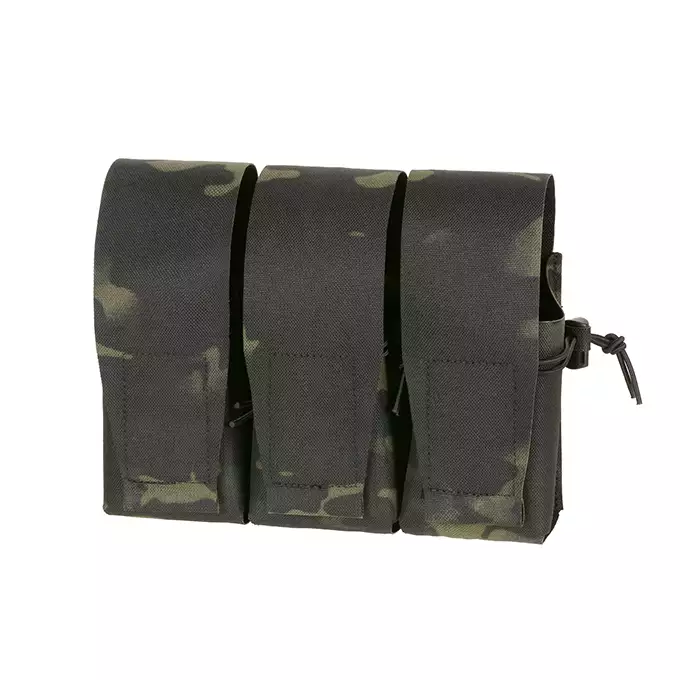 Triple Pouch for 6 AR15 Magazines, Laser Cut - Multicamo Black [8FIELDS]