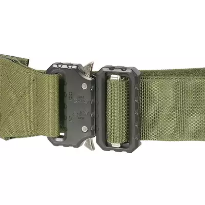[Zestaw] Pas taktyczny Laser-Cut - M - Olive [8Fields] + Horyzontalna ładownica generalnego użytku Laser-Cut - Olive [8Fields] + Potrójna ładownica pistoletowa Laser-Cut z klapą - Olive [8Fields]