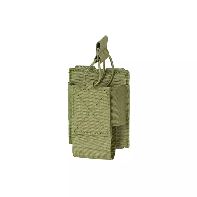 [Zestaw] Kamizelka Chest-rig Laser-Cut z ładownicami AR/AK - Olive [8Fields] + Ładownica na radio Laser Cut - Olive [8FIELDS] + Pojedyncza ładownica pistoletowa Laser-Cut z klapą - Olive [8Fields]
