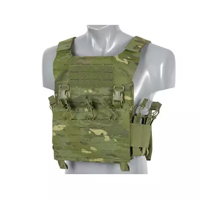 [Zestaw] Kamizelka Recon Plate Carrier Laser-Cut Buckle Up z ładownicą na magazynki AR15/AK - MT [8Fields] + Duża ładownica Laser-Cut ogólnego przeznaczenia - MT [8FIELDS] + Panel Buckle Up Laser-Cut na 6 magazynków AR15/AK - MT [8Fields]