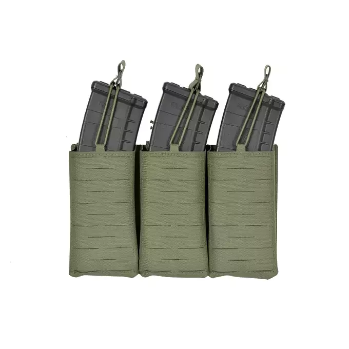 Laser-Cut Panel with 3 AK Magazine Pouches - Ranger Green [8Fields]