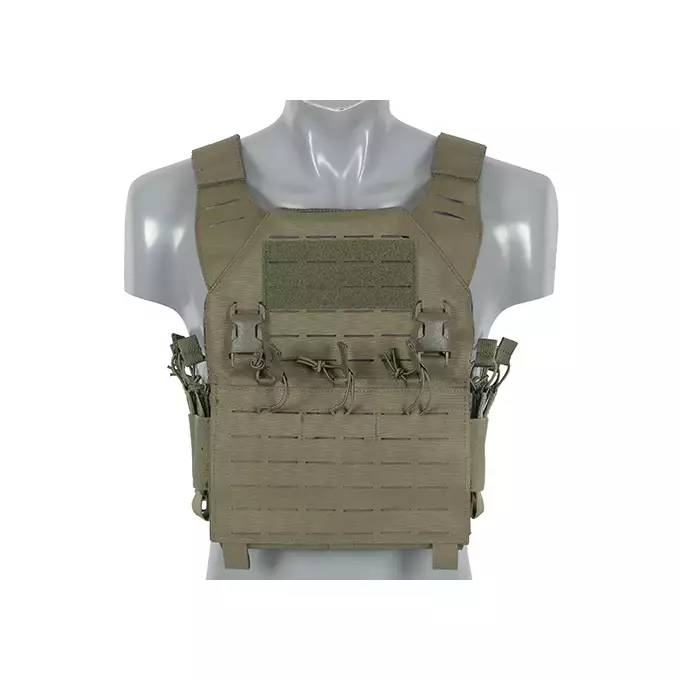 Kamizelka Recon Plate Carrier Laser-Cut Buckle Up z ładownicą na magazynki AR15/AK - Ranger Green [8Fields]