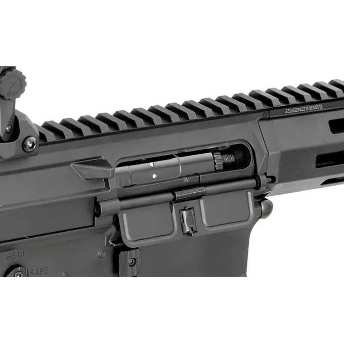 [Zestaw] Karabinek ASG M904L Falcon 3.0 ETU - Black [Double Eagle] + Akumulator Li-Po 1100mAh 11,1V 20C - Deans [IPower] + Ładowarka V3+ do akumulatorów LiPo/LiFe [IPower] + Kulki 0,23g - 3000 szt PROSLICK [P&amp;J]