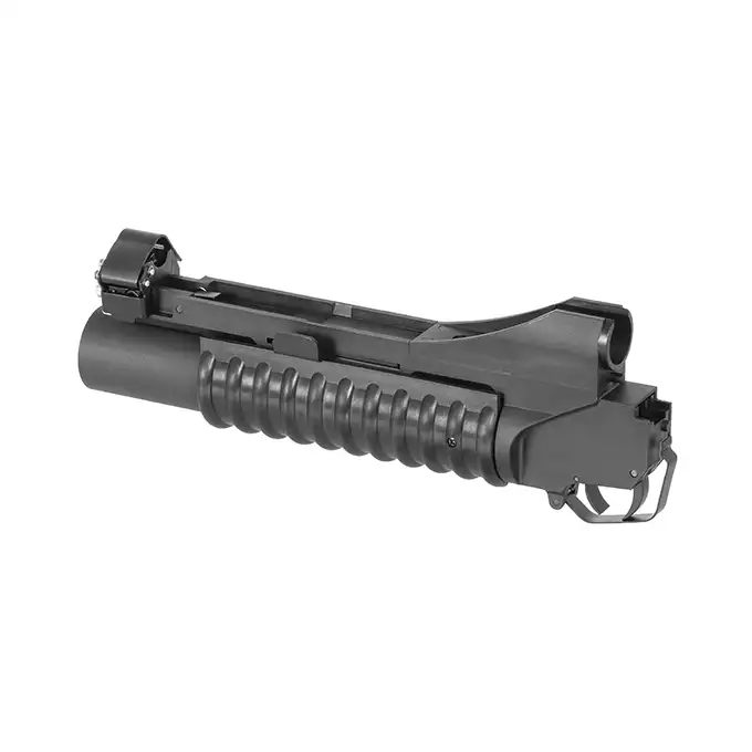 [Zestaw] Replika Amerykańskiego Granatnika 9" Lightweight - Black [S&amp;T] + Granat AceHive [AceTech] + Airsoft Green Gaz 1000ml [Pro Tech Guns]