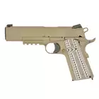 [Zestaw] Licencjonowana replika pistoletu Colt M45A1 Combat Unit - TAN [Army Armament] + Magazynek na Green Gaz do R48 [Army Armament]