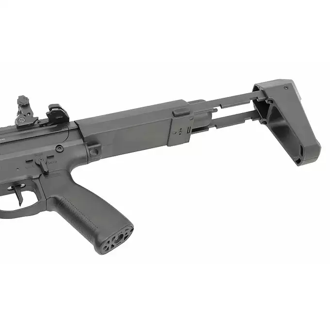 [Zestaw] Karabinek ASG M904G Falcon 3.0 ETU - Black [Double Eagle] + Akumulator Li-Po 1100mAh 7,4V 20C - Deans [IPower] + Ładowarka V3+ do akumulatorów LiPo/LiFe [IPower] + Kulki 0,23g - 3000 szt PROSLICK [P&amp;J]