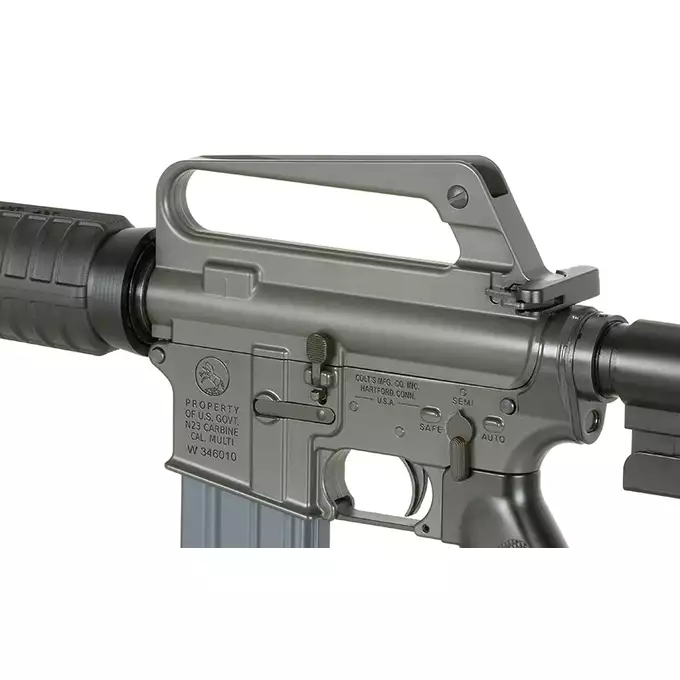 [Zestaw] Gazowa Replika Karabinka Colt N23 CGS Lightning Series - Black [EMG] + Magazynek AR15 Green Gaz do karabinków gazowych CGS, MWS - Black [CGS]