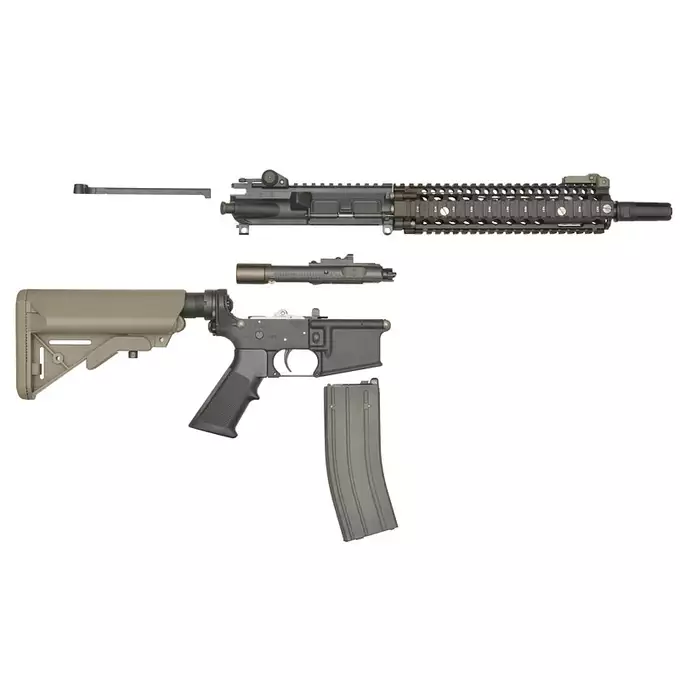 [Zestaw] Replika karabinka MK18 Mod.1 MWS ZET System, GBBR Cerakote [Tokyo Marui] + M4A1 MWS GBB, Magazynek na 35 kulek [Tokyo Marui]