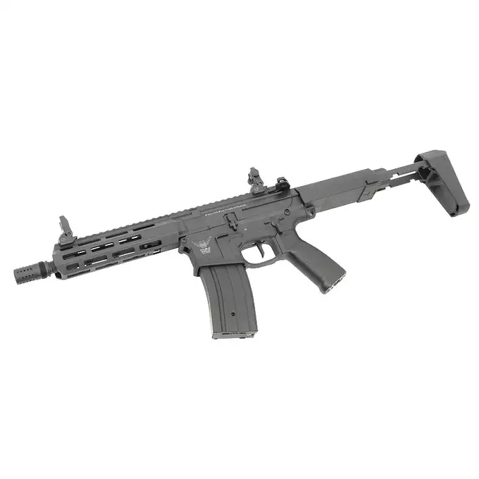 [Zestaw] Karabinek ASG M904G Falcon 3.0 ETU - Black [Double Eagle] + Akumulator Li-Po 1100mAh 7,4V 20C - Deans [IPower] + Ładowarka V3+ do akumulatorów LiPo/LiFe [IPower] + Kulki 0,23g - 3000 szt PROSLICK [P&amp;J]