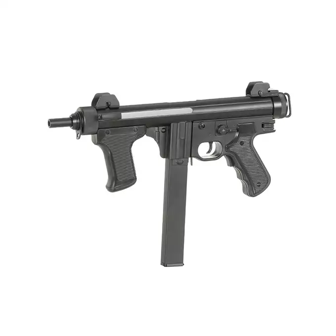 [Zestaw] Pistolet Maszynowy M12s AEG [S&amp;T] + Akumulator Li-Po 600mAh 7,4V 20C - Tamiya [VB] + Ładowarka V3+ do akumulatorów LiPo/LiFe [IPower] + Kulki 0,23g - 3000 szt PROSLICK [P&amp;J]