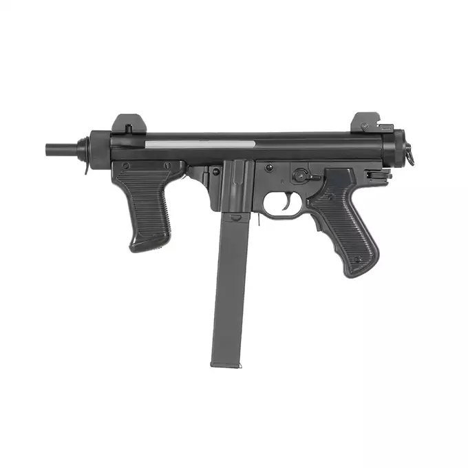 [Zestaw] Pistolet Maszynowy M12s AEG [S&amp;T] + Akumulator Li-Po 600mAh 7,4V 20C - Tamiya [VB] + Ładowarka V3+ do akumulatorów LiPo/LiFe [IPower] + Kulki 0,23g - 3000 szt PROSLICK [P&amp;J]