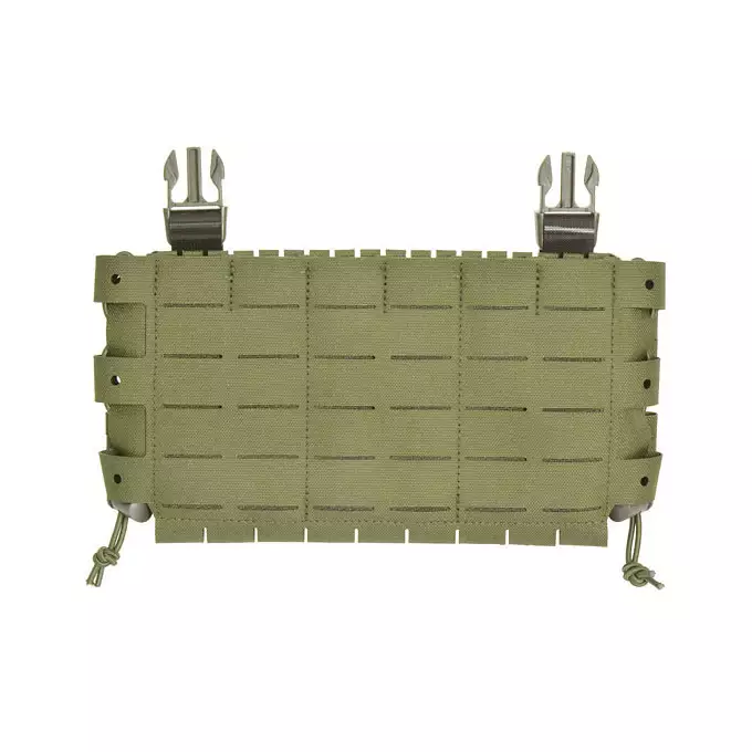 [Zestaw] Buckle Up Assault Plate Carrier Cummerbund - Olive [8FIELDS] + Panel Buckle-up COMPACT - wkład na 3 magazynki, MOLLE Laser Cut - Olive [8FIELDS] + Dolna kieszeń użytkowa na akcesoria z linkami shockcord, Laser Cut - Olive [8FIELDS]