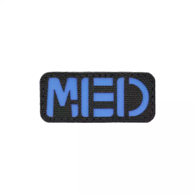 Laser Cut MED Patch - Blue [8Fields]