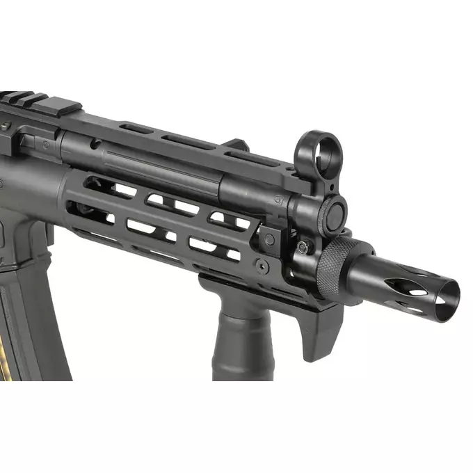 [Zestaw] Replika MP5 CM.041H ESHOOTER ETU, GEN-2, Licencjonowane Przez UMAREX - [CYMA] + Ładowarka V3+ do akumulatorów LiPo/LiFe [IPower] + Akumulator Li-Po 1100mAh 11,1V 20C - Deans [IPower]