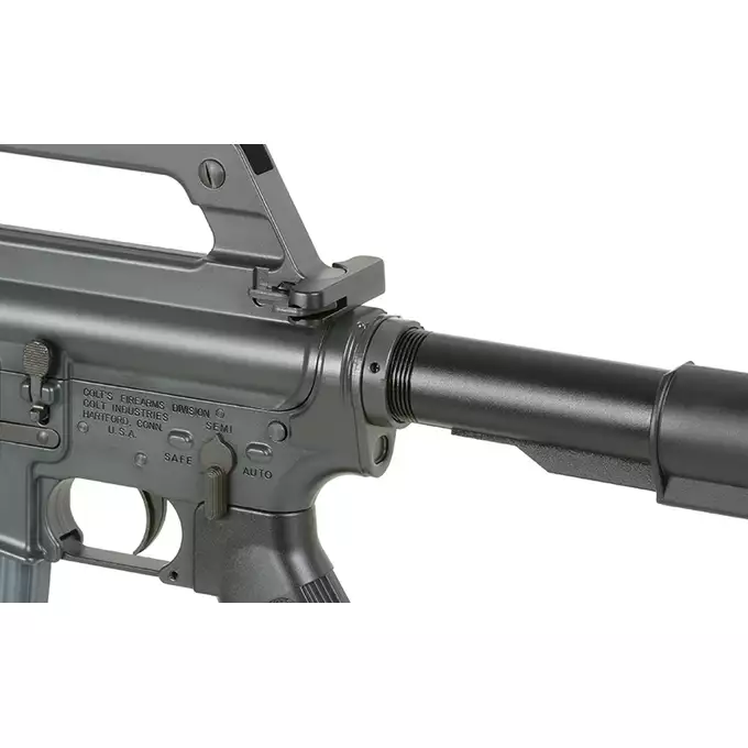 [Zestaw] Gazowa Replika Karabinka Colt M733 Commando CGS Lightning Series - Black [EMG] + Magazynek AR15 Green Gaz do karabinków gazowych CGS, MWS - Black [CGS]