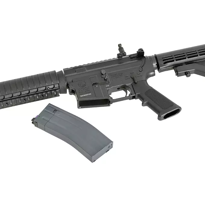 [Zestaw] Replika karabinka Colt M4RIS 14,5" GBB CGS Lightning Series - [CYBERGUN] + Magazynek AR15 Green Gaz do karabinków gazowych CGS, MWS - Black [CGS]