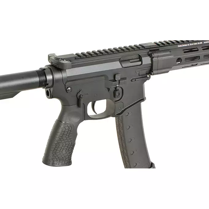 [Zestaw] Replika PCC SBR Daniel Defense MWS GBB - Black [EMG] + Magazynek PCC Daniel Defense Green Gas 40 kulek [DE]