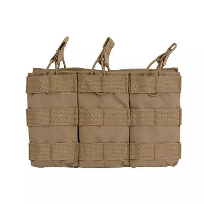 [Zestaw] Jump Plate Carrier Cummerbund - Coyote [8FIELDS] + Otwarta potrójna ładownica na magazynki 5.56 - Coyote [8FIELDS] + Dolna kieszeń użytkowa na akcesoria z linkami shockcord, Laser Cut - TAN [8FIELDS]