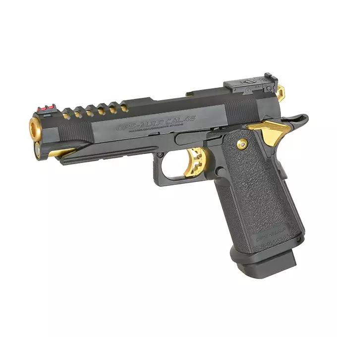 [Zestaw] Replika pistoletu Hi-Capa 5.1 Gold Match GBB [Tokyo Marui] + Magazynek GBB Hi-Capa 4.3/5.1 na 31 kulek [Tokyo Marui]