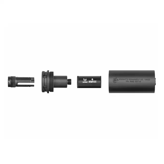 [Zestaw] Replika Knight's Armament KS-1 13" GBB - Czarna [EMG] + Licencjonowana replika tłumika KAC QDC tracer - Black [EMG] + Perfect BB Kulki Tracer 0,28g BIO - 2000 SZT [BLS]