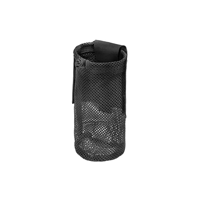 Foldable Bottle Pouch, dual mounting system, Laser Cut - Black [8FIELDS]