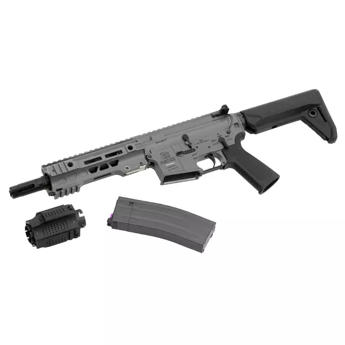 [Zestaw] Replika karabinka SAI GRY 7" GBB CGS Lightning Series  - [EMG] + Magazynek AR15 Green Gaz do karabinków gazowych CGS, MWS - Black [CGS]