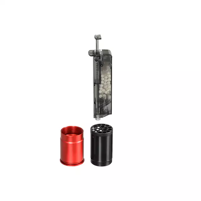 [Zestaw] 40MM ręczny granatnik Thor Power Up [APS] + Granat Hell Fire na 162 kulek zasilany Co2 [APS] + Airsoft Green Gaz 1000ml [Pro Tech Guns]