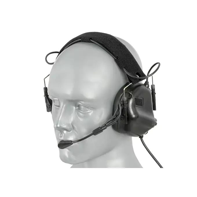 [Zestaw] M32 PLUS MOD3 Aktywne ochronniki słuchu z mikrofonem - TAN [EARMOR] + Zestaw Adapterów ARC do ochronników słuchu M31/M32 [EARMOR] + M51 PTT KENWOOD [EARMOR]