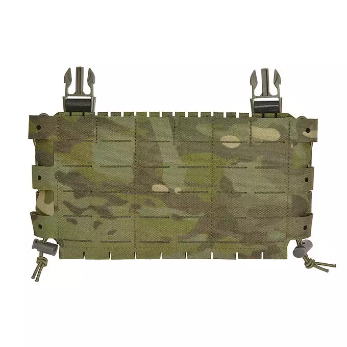 [Zestaw] Buckle Up Assault Plate Carrier Cummerbund - MT [8FIELDS] + Buckle-up COMPACT - wkład na 3 magazynki, MOLLE Laser Cut - Multicamo tropic [8FIELDS] + Dolna kieszeń użytkowa na akcesoria z linkami shockcord, Laser Cut - Multicamo Tropic [8FIELDS]