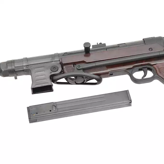 Replika pistoletu maszynowego MP40 Full Metal AEG, Oksyda - Brown [AGM]