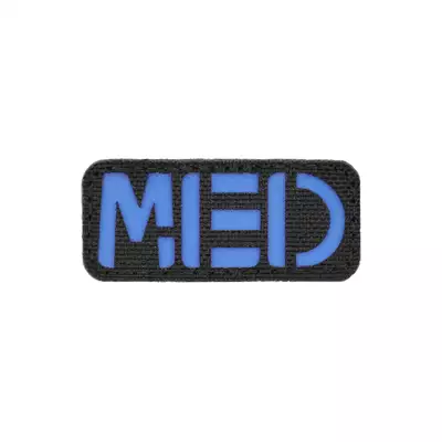Naszywka Laser Cut MED - Niebieska [8Fields]