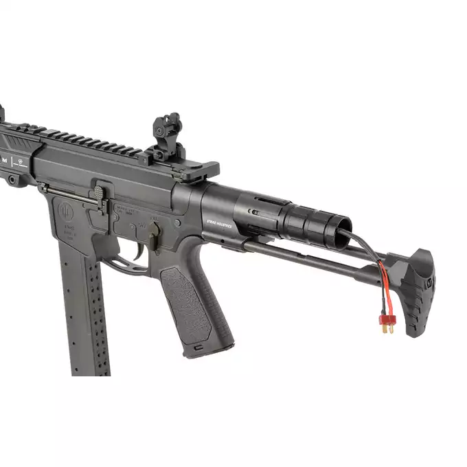 [Zestaw] Replika Strike Industries x PWS Viper PDW 4" Eshooter ETU, GEN-2 - Black [EMG] + Ładowarka V3+ do akumulatorów LiPo/LiFe [IPower] + AKUMULATOR AIRSOFTOWY 25C 800MAH 3S1P 11.1V LIPO GENS ACE G-TECH T-PLUG