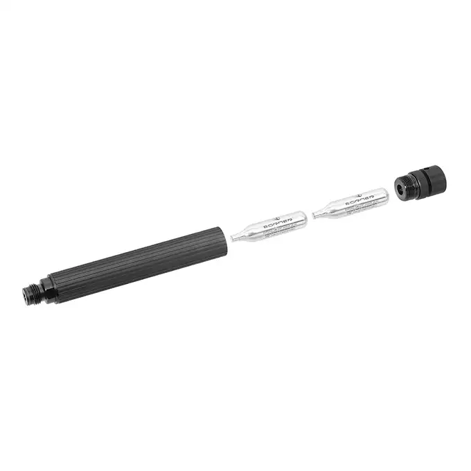 [Zestaw] Cylinder na 2 kapsuły 12g Co2 [APS] + Ładowarka Adapter CO2 [APS]