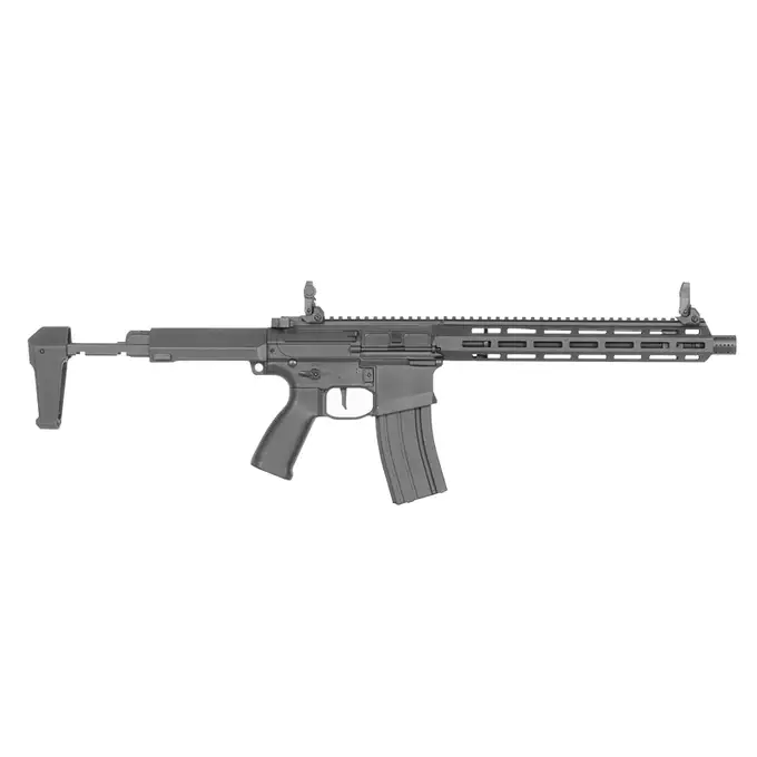 [Zestaw] Karabinek ASG M904L Falcon 3.0 ETU - Black [Double Eagle] + Akumulator Li-Po 1100mAh 11,1V 20C - Deans [IPower] + Ładowarka V3+ do akumulatorów LiPo/LiFe [IPower] + Kulki 0,23g - 3000 szt PROSLICK [P&amp;J]