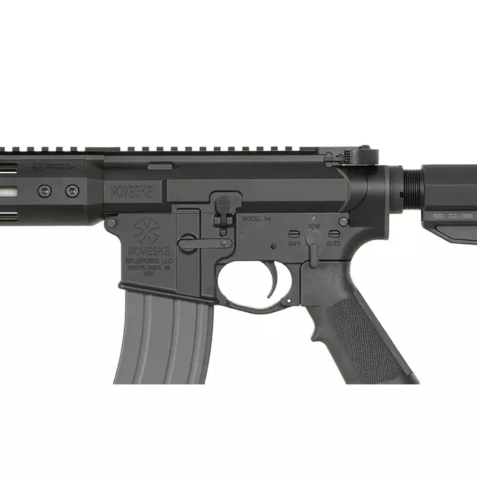 [Zestaw] Replika karabinka Noveske N4 NSR-SD MWS Gen3 GBBR - Black [EMG] + Magazynek na Green Gaz do Karabinków Double Eagle MWS 35 kulek - Black [DE]