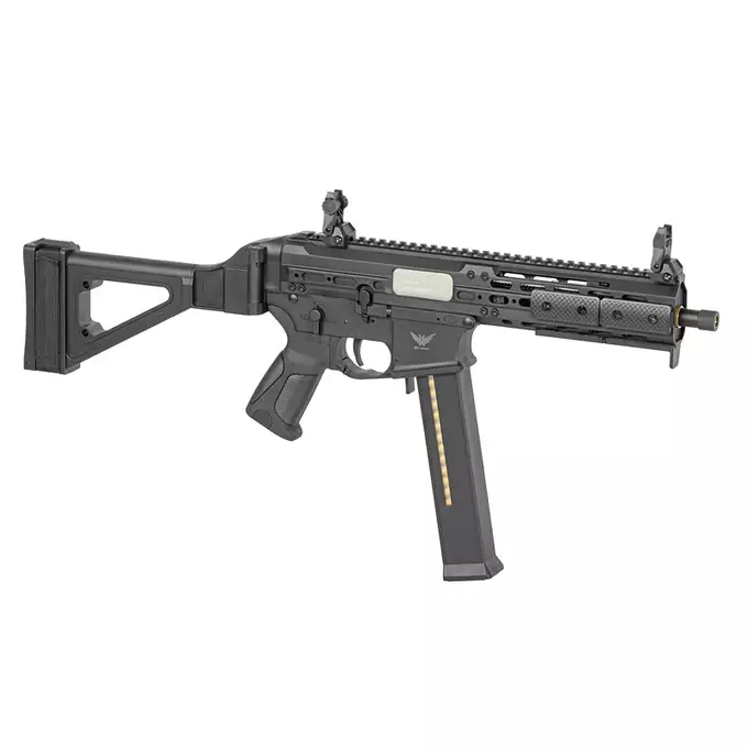 [Zestaw] M917C UTR45 - Black [DE Airsoft] + Akumulator Li-Po 1100mAh 11,1V 20C - Deans [IPower] + Ładowarka V3+ do akumulatorów LiPo/LiFe [IPower] + Kulki 0,23g - 3000 szt PROSLICK [P&amp;J]