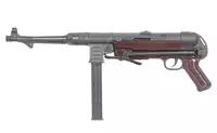 Replika pistoletu maszynowego MP40 Full Metal AEG, Oksyda - Brown [AGM]