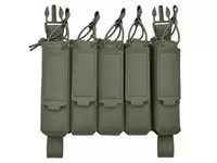 MP5 5-Magazine Pouch, Buckle-Up, Laser-Cut - Ranger Green [8FIELDS]