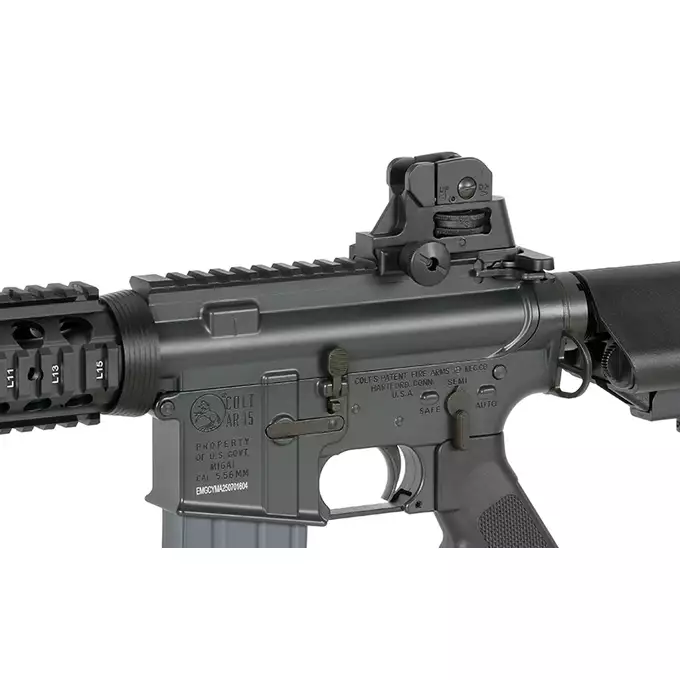 [Zestaw] Replika Karabinka Colt MK18 MOD0 10.5" GBB CGS Lightning Series - [CYBERGUN] + Magazynek AR15 Green Gaz do karabinków gazowych CGS, MWS - Black [CGS]