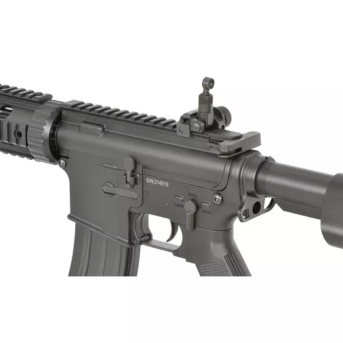 [Zestaw] CM.513 Sport Line, GEN-2 [CYMA] + Stalowy magazynek Mid-Cap na 150 kulek do serii AR-15/M4 - Black