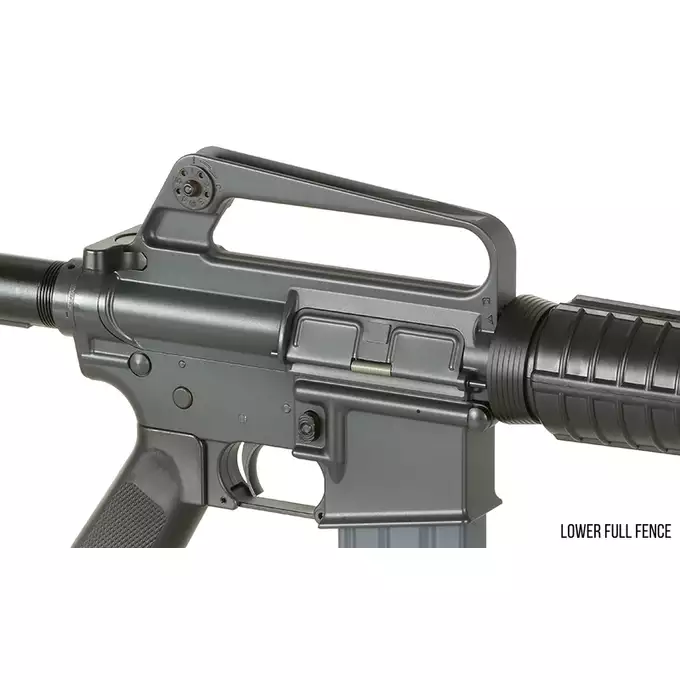 [Zestaw] Gazowa Replika Karabinka Colt 610/GAU-5A/A - Black [EMG] + Single Point Airsoft Red Dot - OEG [JJ Airsoft]
