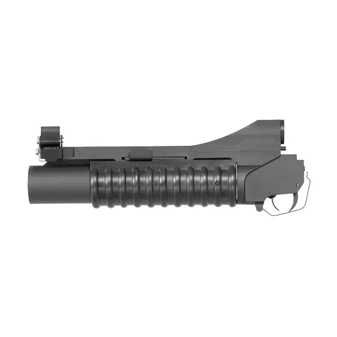 [Zestaw] Replika Amerykańskiego Granatnika 9" Lightweight - Black [S&amp;T] + Granat AceHive [AceTech] + Airsoft Green Gaz 1000ml [Pro Tech Guns]